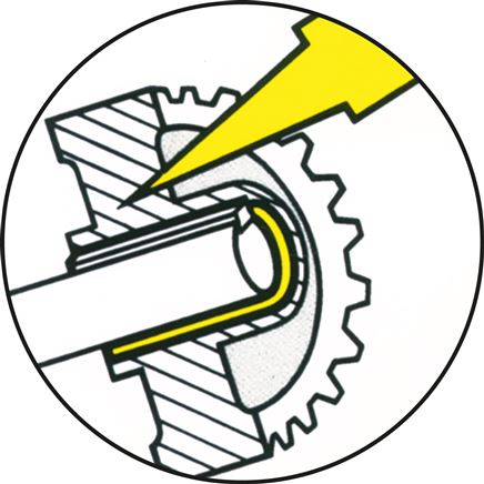 LOXEAL 2-Komponenten Klebstoff, 50 ml Doppelkartusche (1:1, B-System), 31-42/50