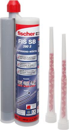 Superbond Mörtel, 390 ml, gerissender Beton, Fischer