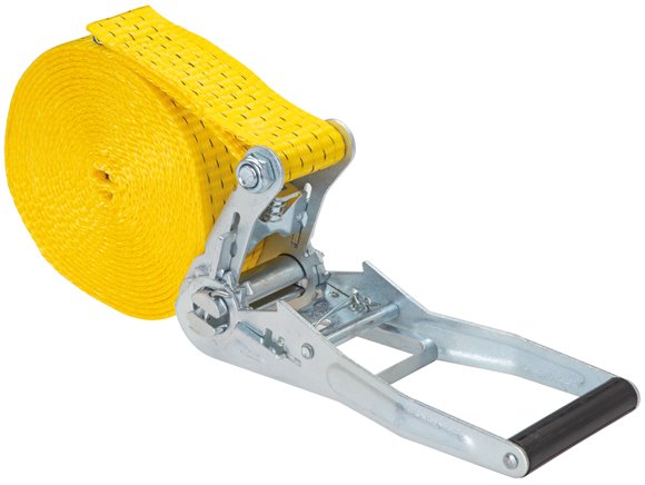 Ratschen-Zurrgurt (25mm) 4m, 1.500daN, Druckratsche, 1-teilig