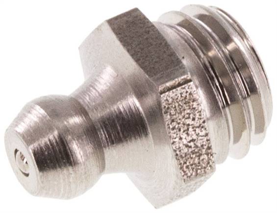 Gerader Kegelschmiernippel, M 10 (konisch), 1.4305