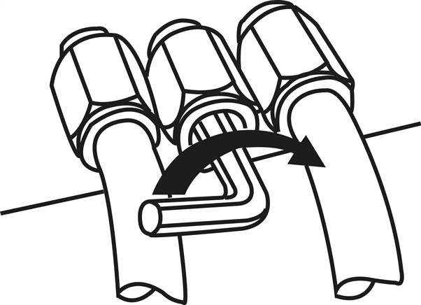 Hochdruck-Steckverschraubung M 8x1 (konisch)-4mm