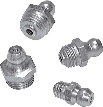 Gerader Kegelschmiernippel, M 8 (konisch), 1.4305