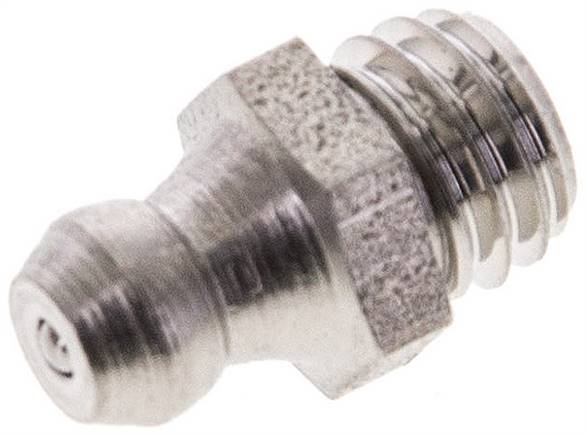 Gerader Kegelschmiernippel, M 8 (konisch), 1.4305