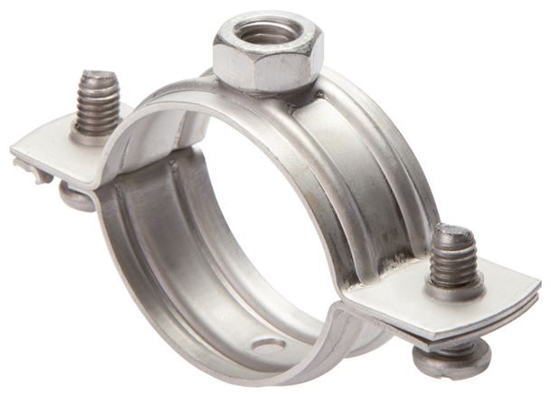 Rohrschelle, 85 - 89mm, 1.4404, ohne Einlage