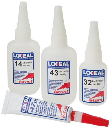 LOXEAL Sekundenkleber, 20 g, Hohe Festigkeit - super schnelle Aushärtung